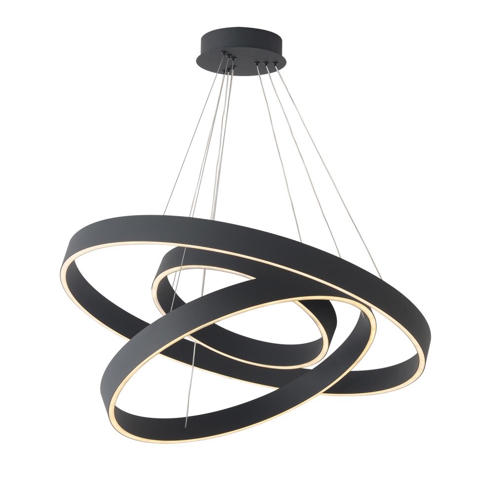 Люстра *40*5-155 см, *LED*158W, 3000-6000K, Crystal Lux Tron TRON SP158W LED BLACK, Черный