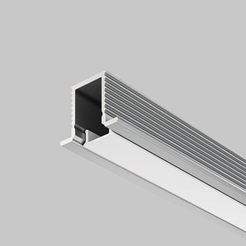 Алюминиевый профиль встраиваемый для светодиодной ленты 2000*12,4*9 мм Maytoni Led strip ALM-1209-S-2M