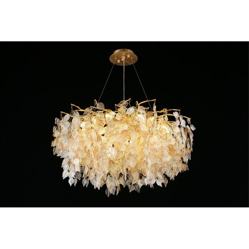 Подвесная люстра 80*80-190 см, 13*G9, 5W, Aployt Rochell APL.850.03.13, золотой