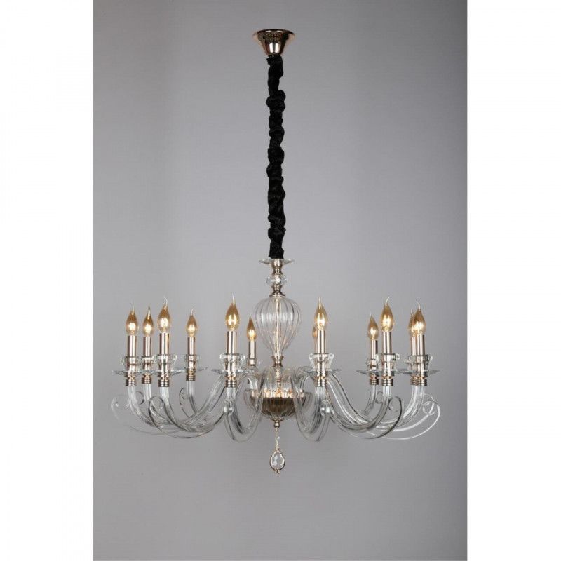 Подвесная люстра 90*80-145 см, 12*E14, 40W, Aployt Daniele APL.701.03.12, золотой