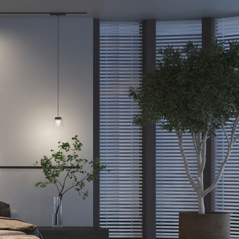 Светильник на шине 9*134 см, LED * 4W, 3000K, Denkirs Air Hang DK5317-BK, черный