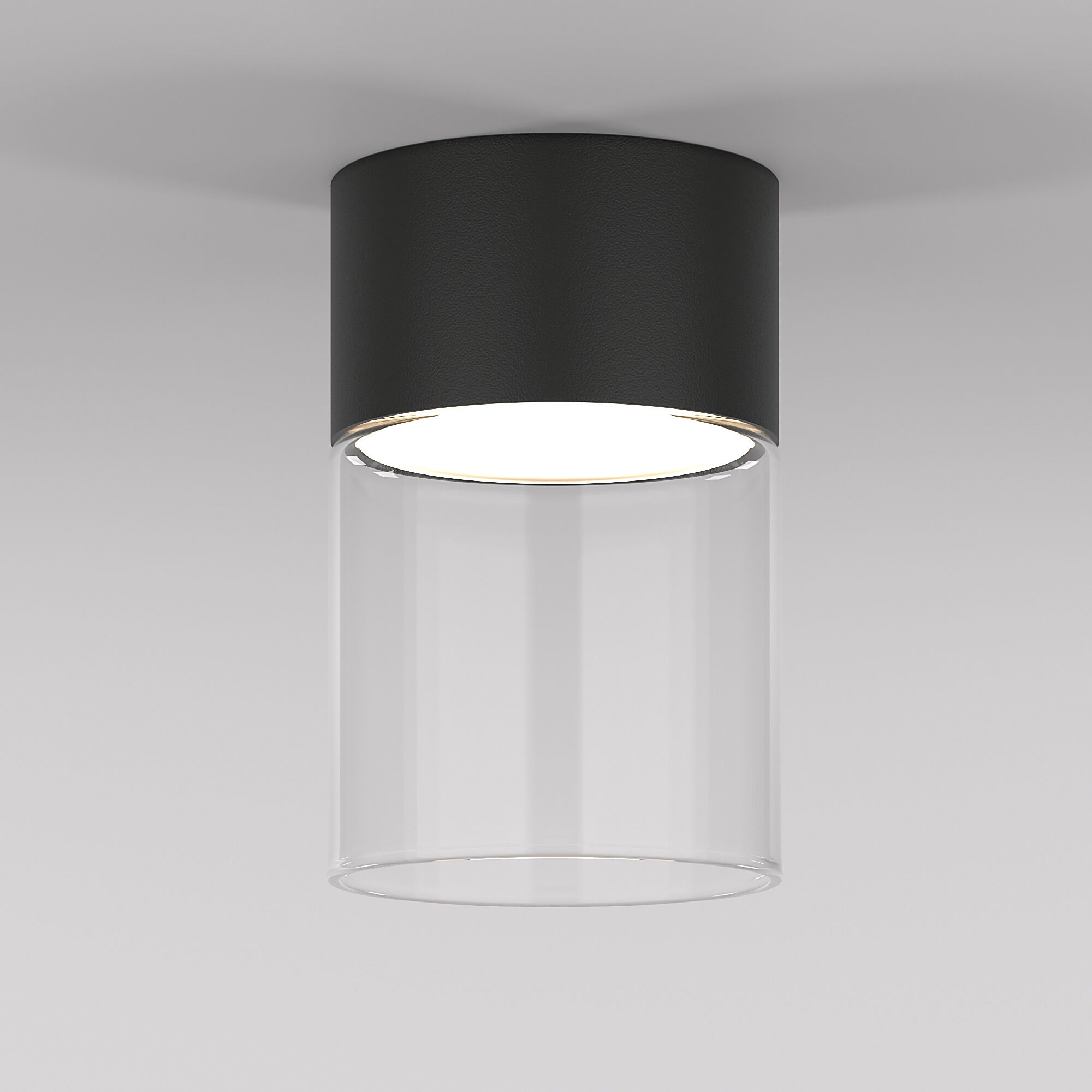 Светильник 8*8*12 см, 10W 4000K Elektrostandard Lumen 25047/LED черный/прозрачный