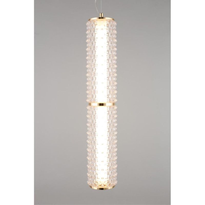 Подвесной светильник 15*105-210 см, 1*LED, 29W, 3000K, Aployt Ozann APL.331.06.29, золотой