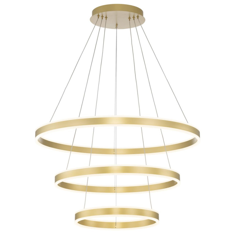 Светильник 80 см, 195W, 3000-5500K, Citilux Дуэт CL719682, золото
