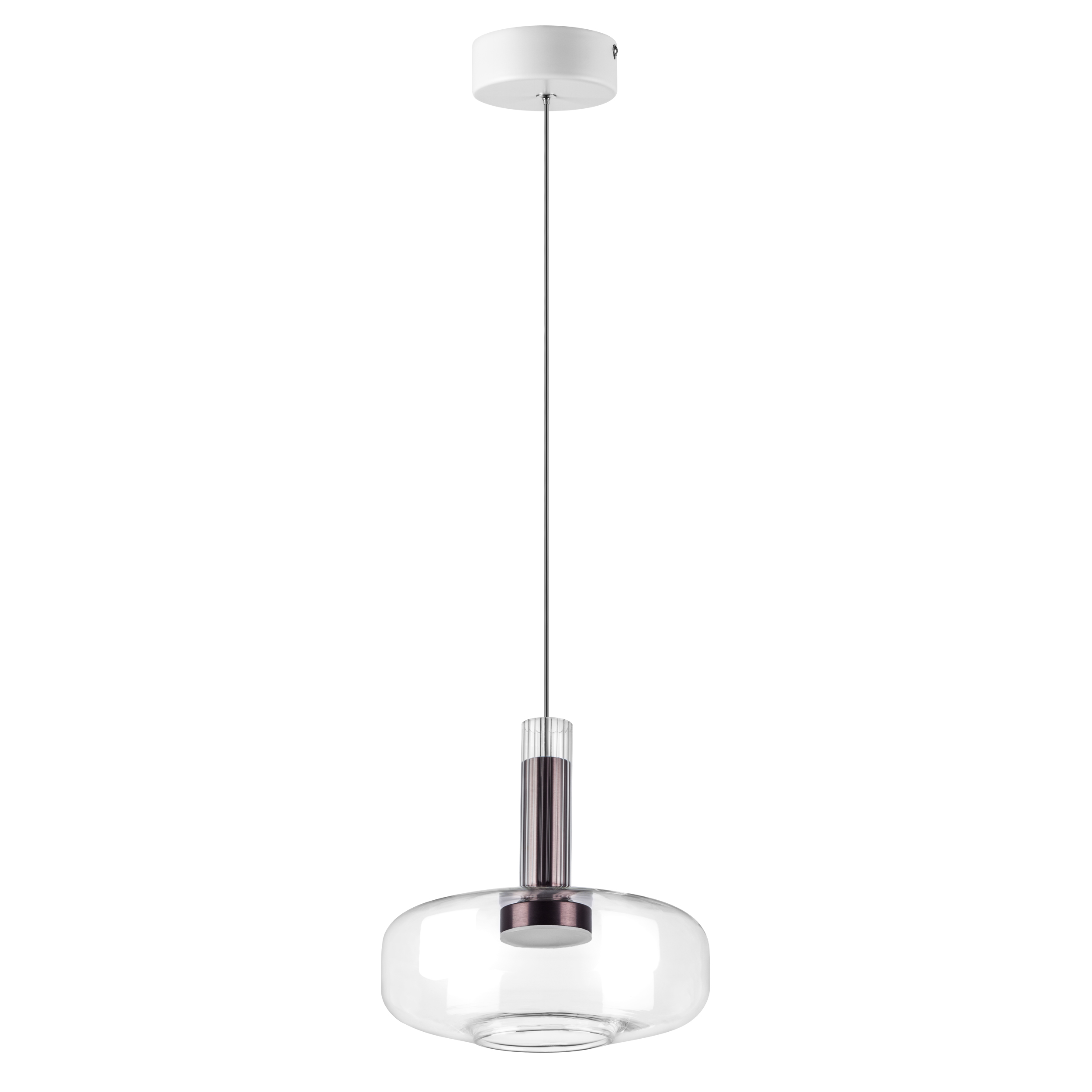 Люстра подвесная 22*23-150 см, 6W, 3000K, Lightstar Disco 792110, Белый