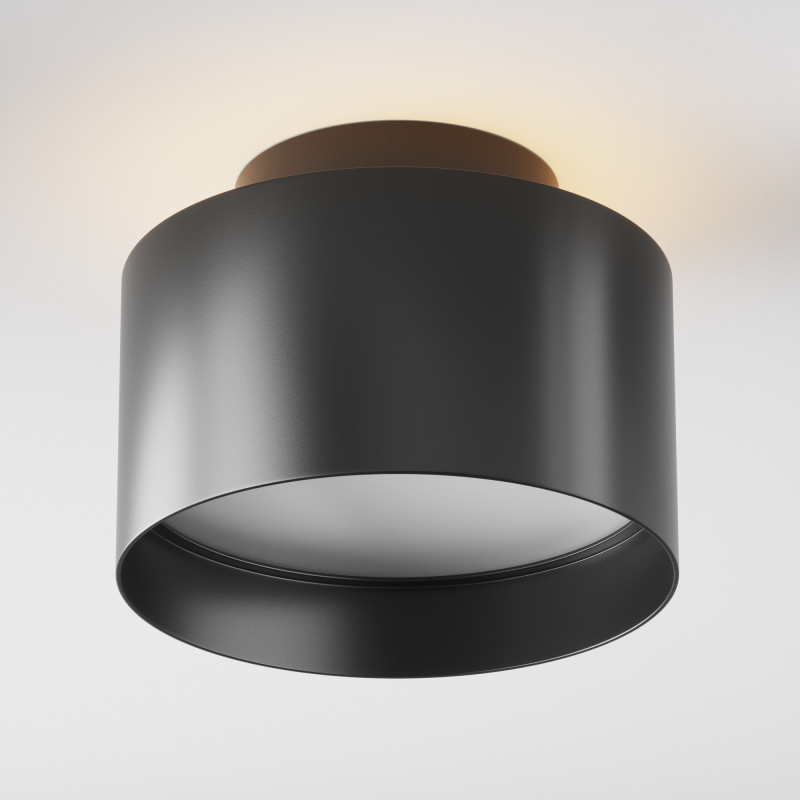 Светильник 11,8*11,8 см, LED 16W, 3000K Maytoni Planet C009CW-L16B, черный