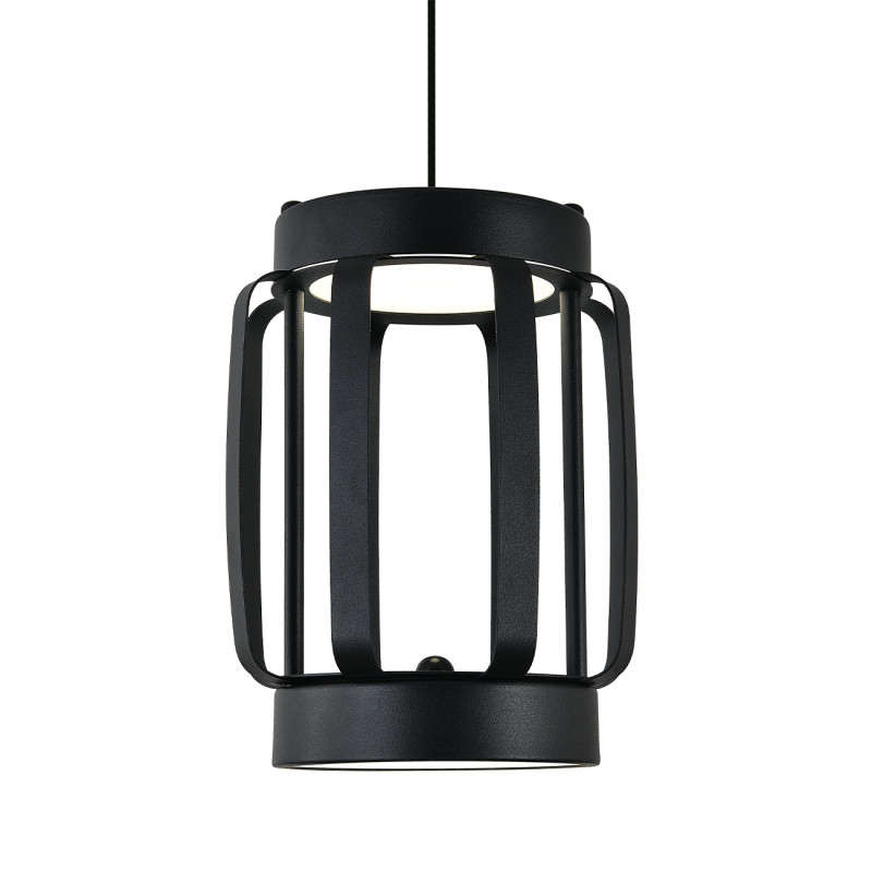 Подвесной светильник 88,6*16*150 см, LED, 70W, 3000К-6000K, Indigo CAPSULA V000157L черный, 14027/6P Black