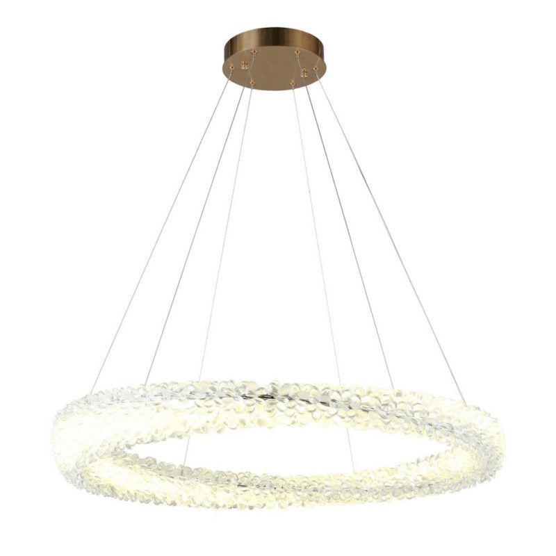 Подвесная люстра 80*70-150 см 88W, 4000K, Aployt Marcelina APL.853.03.88, золотой
