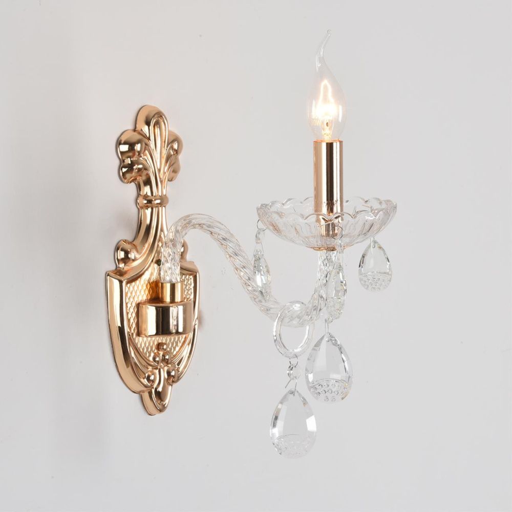 Бра 13*63*35-35 см, 1*E14*40W, Lumion Alissa 8376/1W, золотой