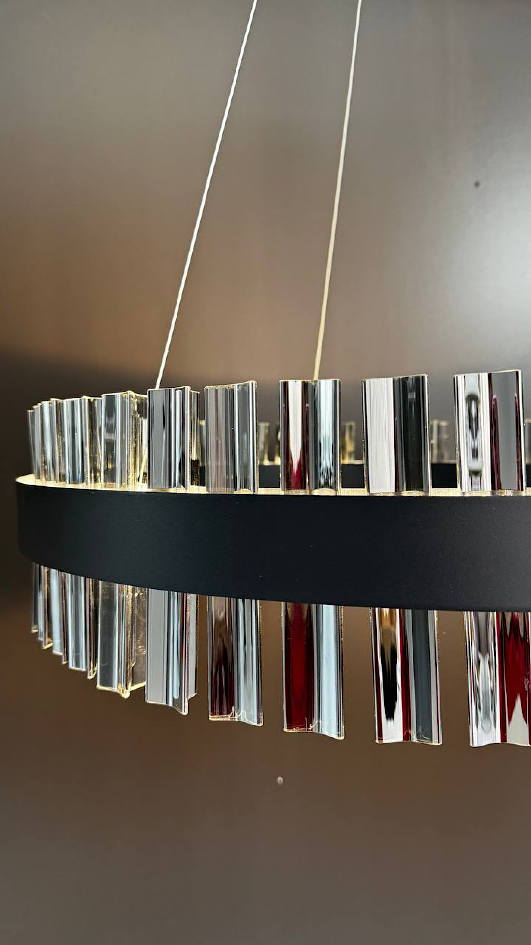 Подвесная люстра 80*33,5*150 см, 8*LED, 27W, 4000К, Favourite Marquis 4262-8P черный
