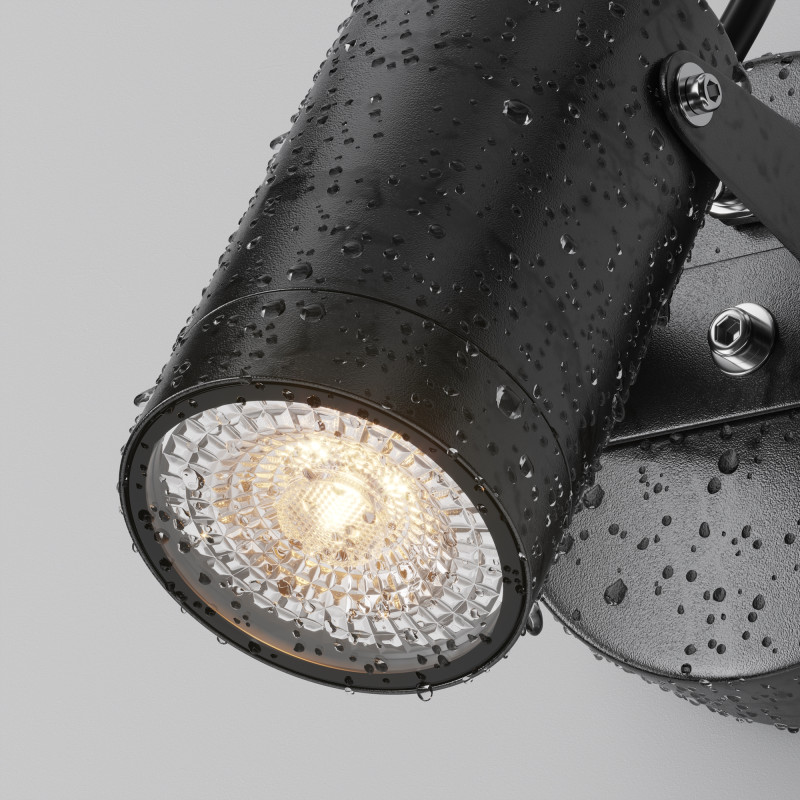 Светильник 12 см, Maytoni Scope O025WL-01B, черный