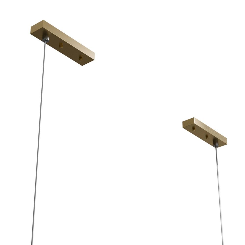 Светильник подвесной 140*14-180 см, 3*LED*10W, 3000-6000K, Lightera Huron LE118L-3G SMART, Черный