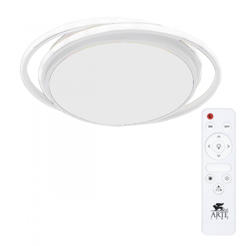 Светильник 50 см, 100W, 3000-6000K Arte Lamp SONNY A2688PL-1WH белый