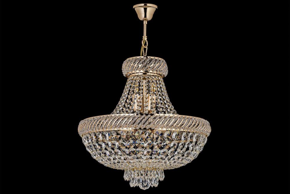 Люстра подвесная *45*55 см, 5*E27*60W, Arti Lampadari Palermo Palermo E 1.5.45.600 G, Золото