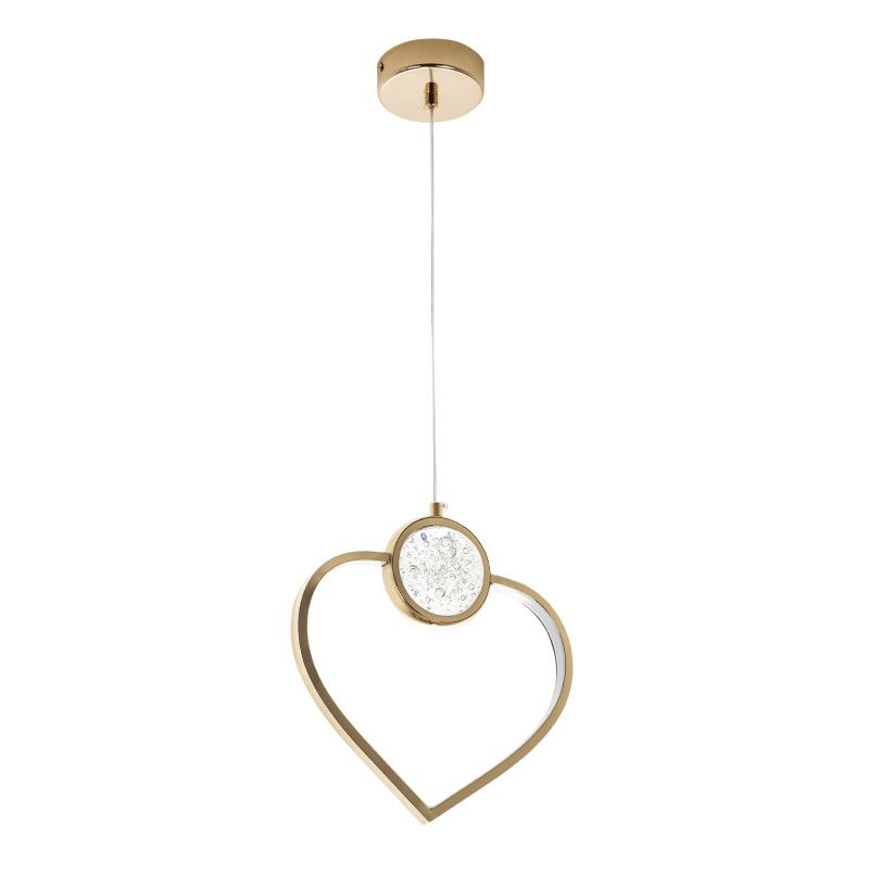 Светильник 26*26*33-140 см, *LED*22W, 4000K, LED4U L8600-1 GD, Золото