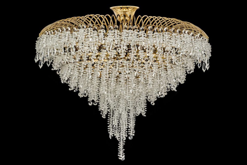 Люстра потолочная *60*33 см, 10*E14*40W, Arti Lampadari Imperia Imperia E 1.2.60.106 G, золотой