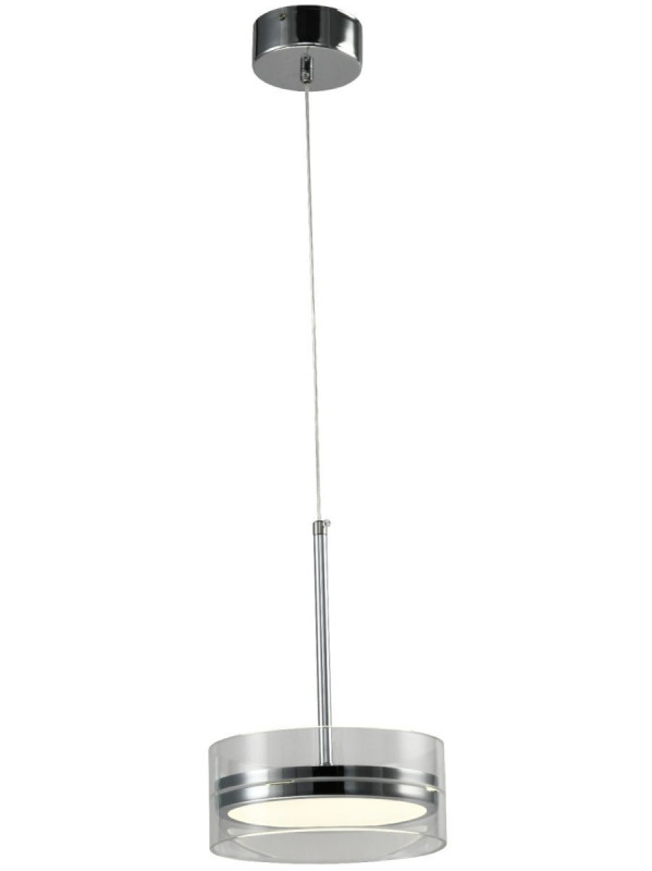 Подвесной светильник 20*150 см, LED, 12W, 3000K-6000K Zortes Donut ZRS.1802.01, хром