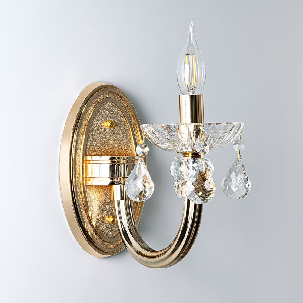 Бра 14*26*-26 см, 1*Е14*40W, Modelux  ML.7141.01P, Золото