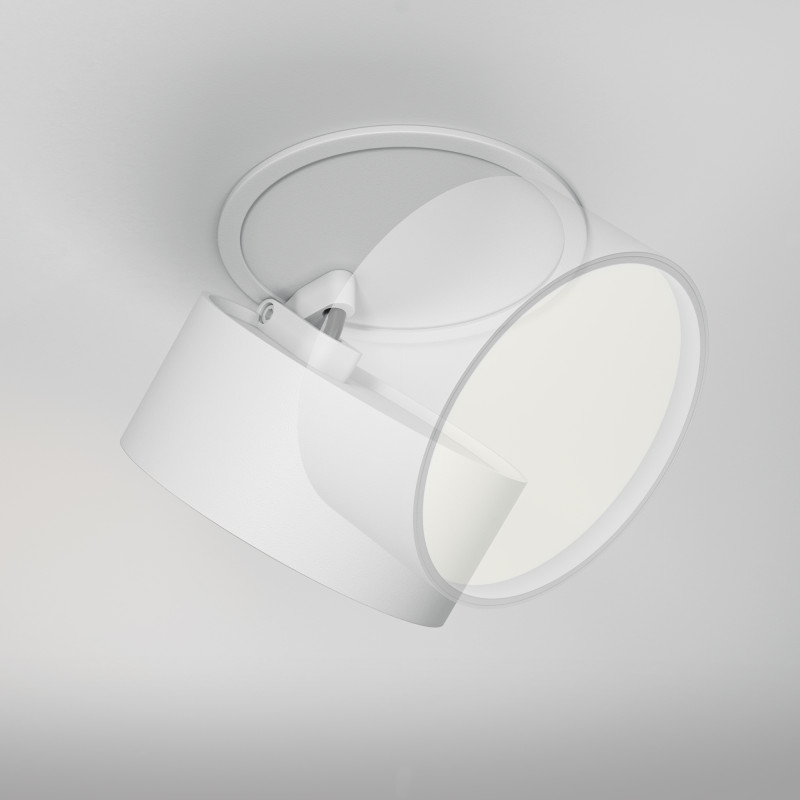 Встраиваемый светильник 8,5*8,5*6,6 см LED, 12W, 4000К, Maytoni Technical ONDA DL024-12W-DTW-W белый
