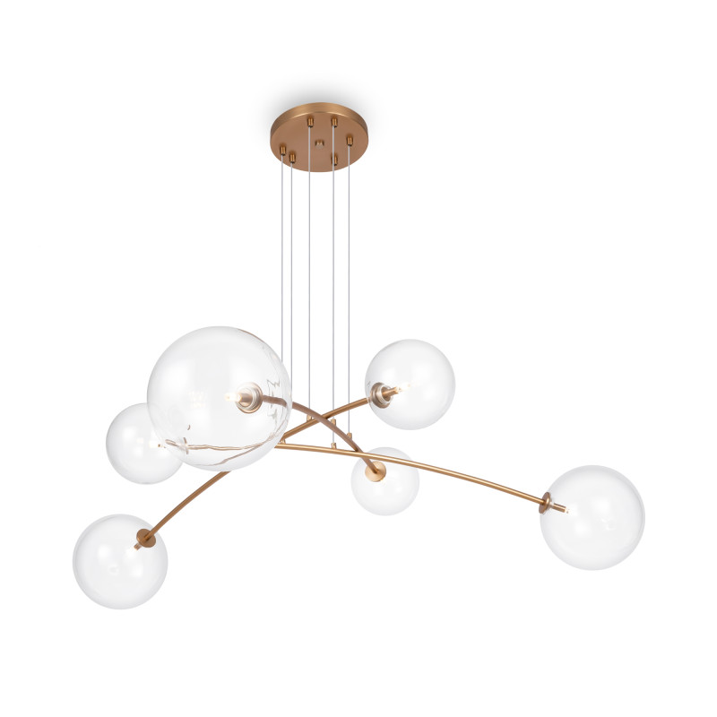 Подвесной светильник  20*0*130 см, G4 6 20W, К, Латунь Maytoni Mood MOD172PL-06BS