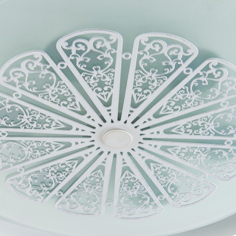 Потолочный светильник Favourite Incarnatio 2601-5C, D500*H70, белый и серебряный