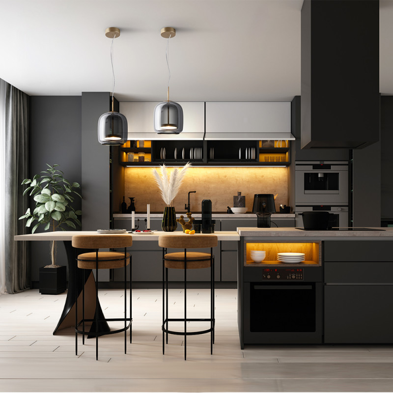 Светильник подвесной Maytoni LED Madmen MOD128PL-L6SG, 6W LED, 3000K, бронза