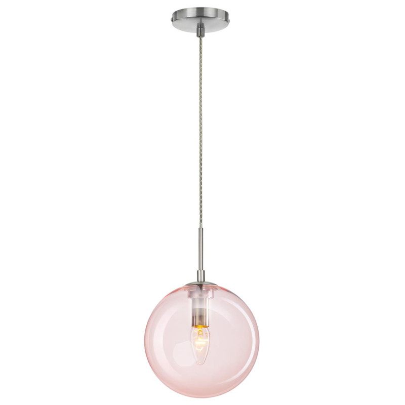 Светильник подвесной 20*130 см, 1*E14, Матовый хром Citilux Томми CL102625