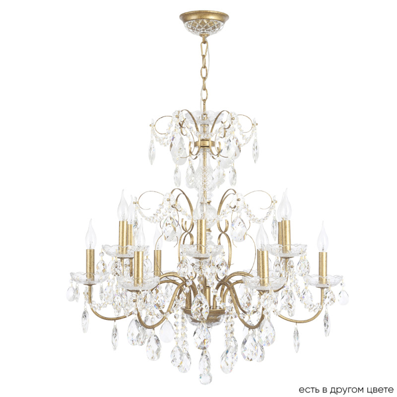 Светильник 80 см, Crystal Lux ODELIS SP12 GOLD, золото