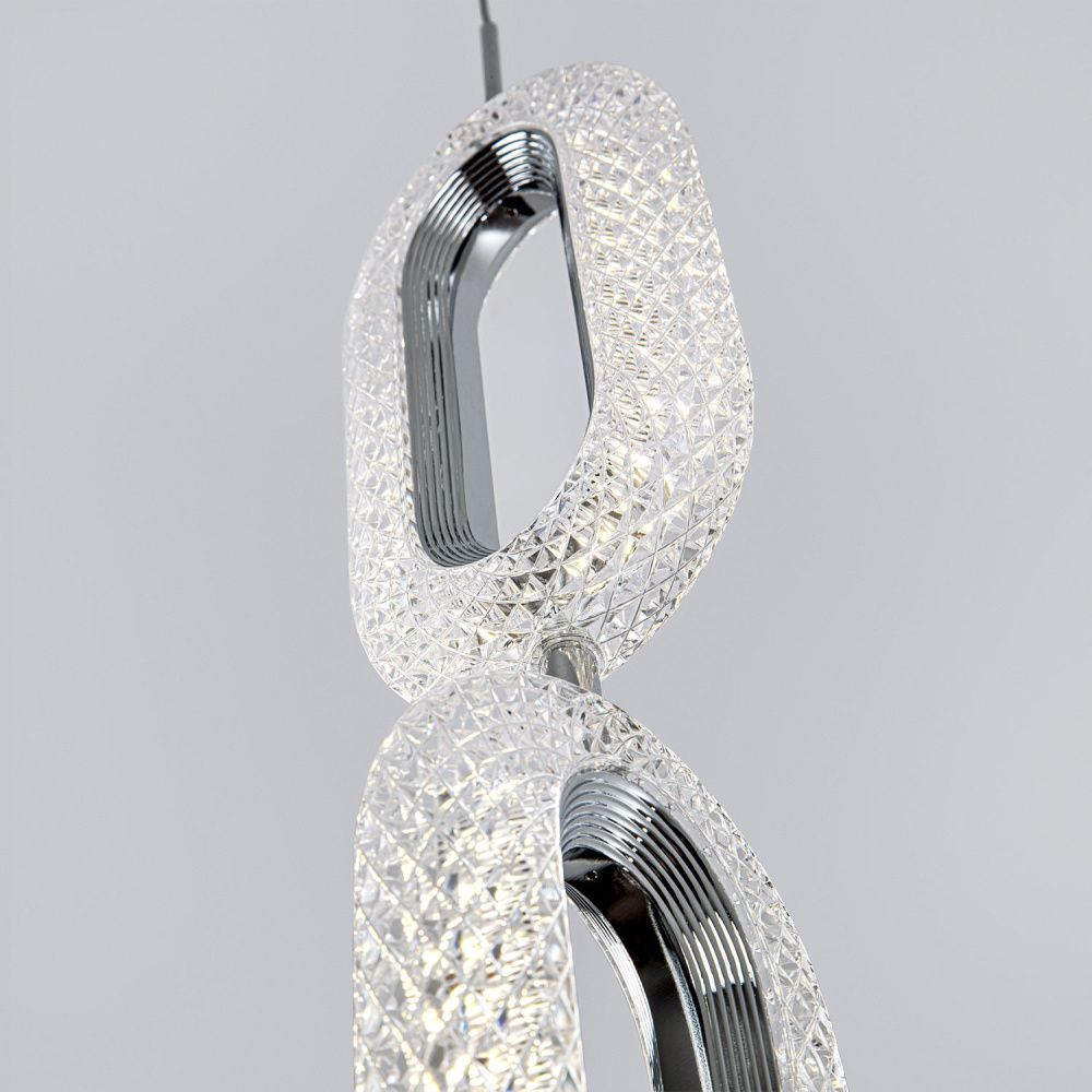 Подвесной светильник 12,5*12,5*210 см, LED 16W, 4000K, Хром MODESTYLE MS.1120.2 CR