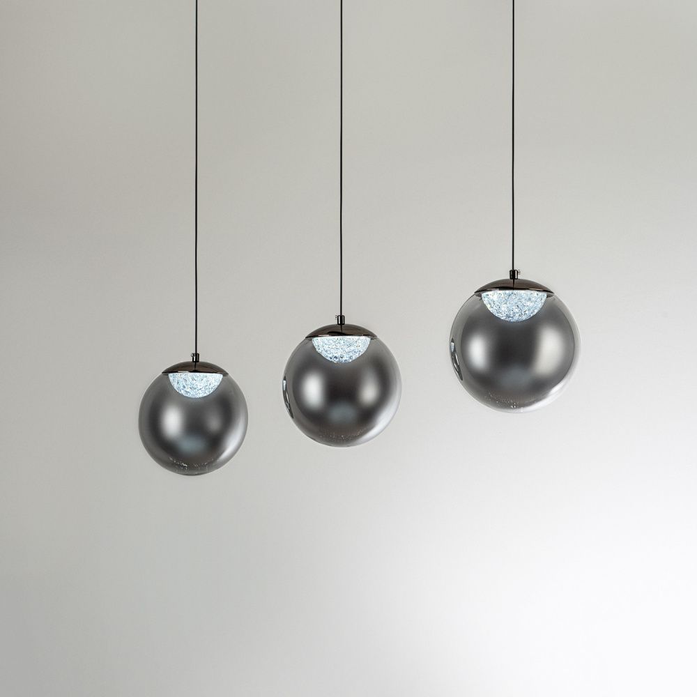 Светильник 70** см, LED*17W, 3000-6000K, Modelux  ML.2338.3L BK, Чёрный