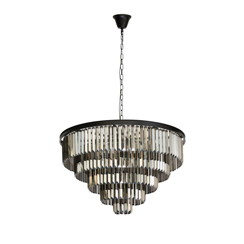Подвесная люстра Loft IT Prism 10018/800C, диаметр 80 см, черный