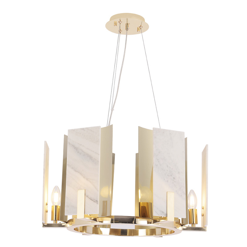Светильник 55 см, Crystal Lux DELUXE SP6, золото