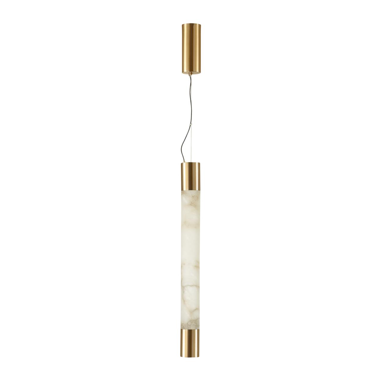Подвесной светильник 60*200 см, 1 LED*21W, 3000 К, Odeon Light Marbella, латунь 6687/15L