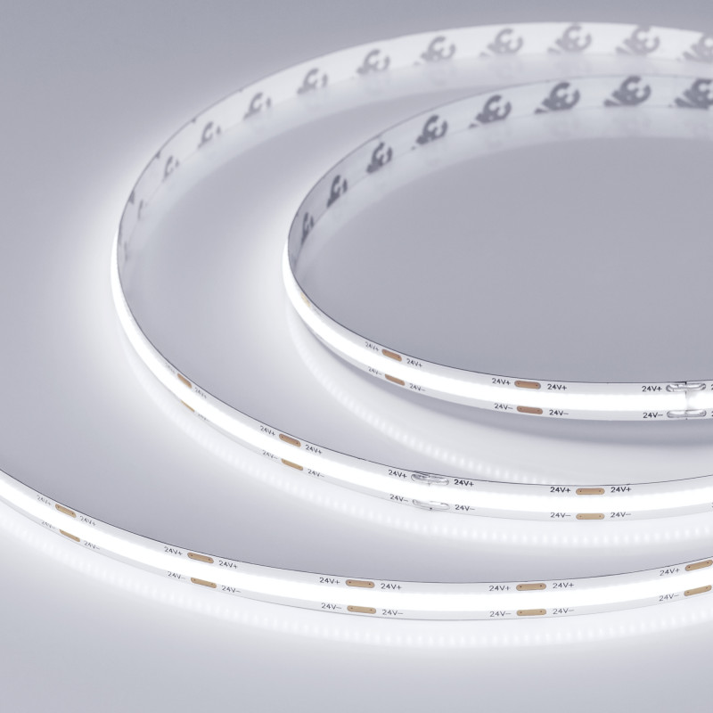 Лента герметичная COB-NANO-X544-8mm 24V White6000 (11.5W/m, IP65, CSP, 5m), Arlight 031906(1). Цена указана за 5 метров. Продается кратно 5 метрам.
