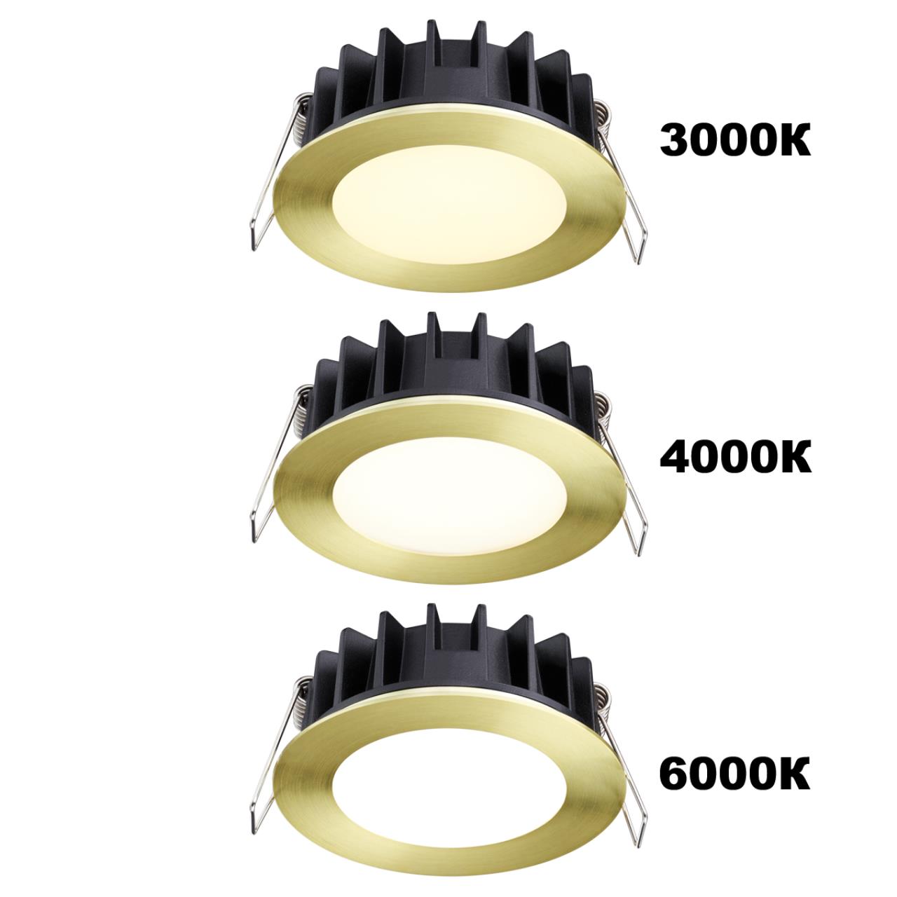 Светильник 12 см, 15W, 3000-6000K, Novotech Spot Lante 358953, бронза