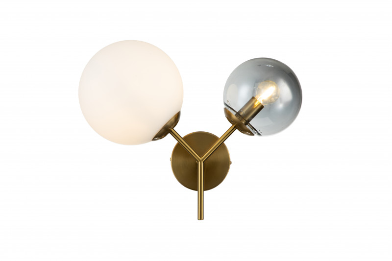 Настенный светильник 225*420*400 мм, 2*E14 бронза Indigo Duetto V000115, 11023/2W Bronze