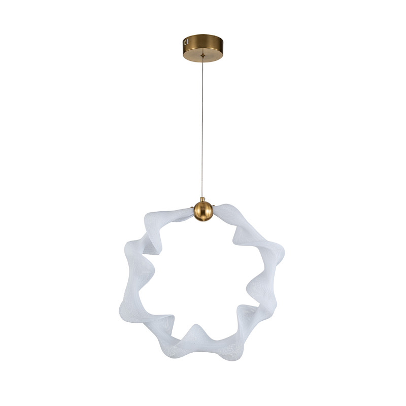 Подвесной светильник 12*45*120 см, 1*LED*38W, 4000К Indigo Led V000082L, бронзовый, 11044/1PL Brass