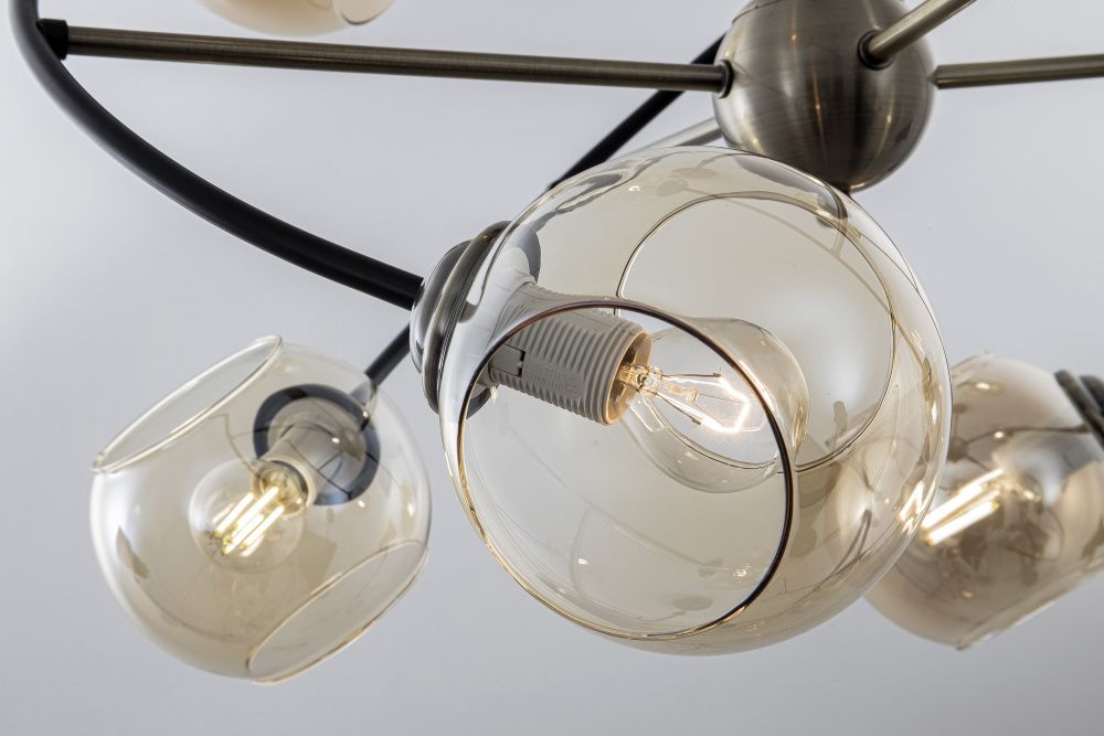 Светильник 68*68*75 см, Е14 8x40W, Бронза, Чёрный MODEMODERN MD.2691.8