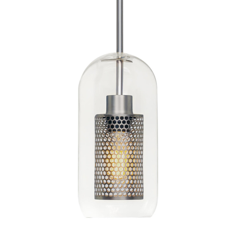 Подвесной светильник Loft it Heragon LOFT2567-D, никель, диаметр 12 см