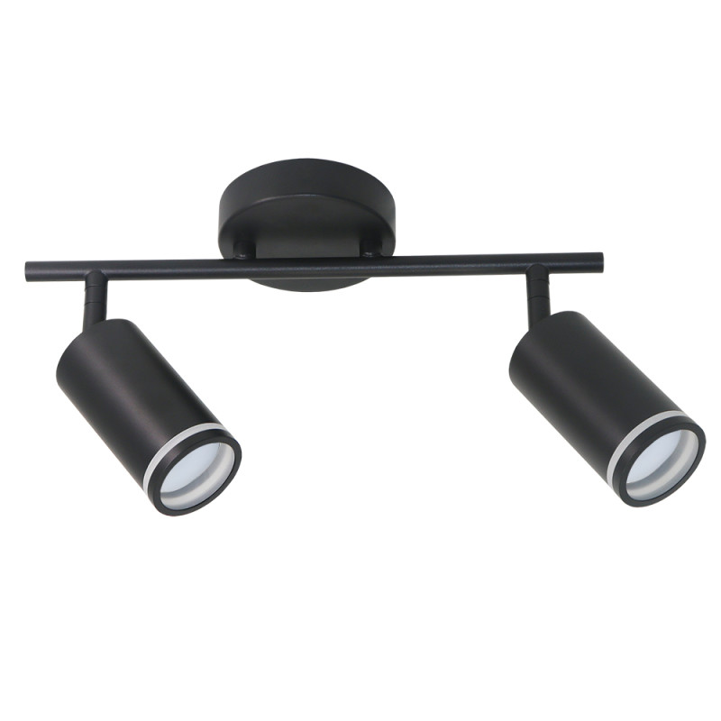820*55*10 см, 2 GU10*15W,  К, Arte Lamp Imai A2365PL-2BK,