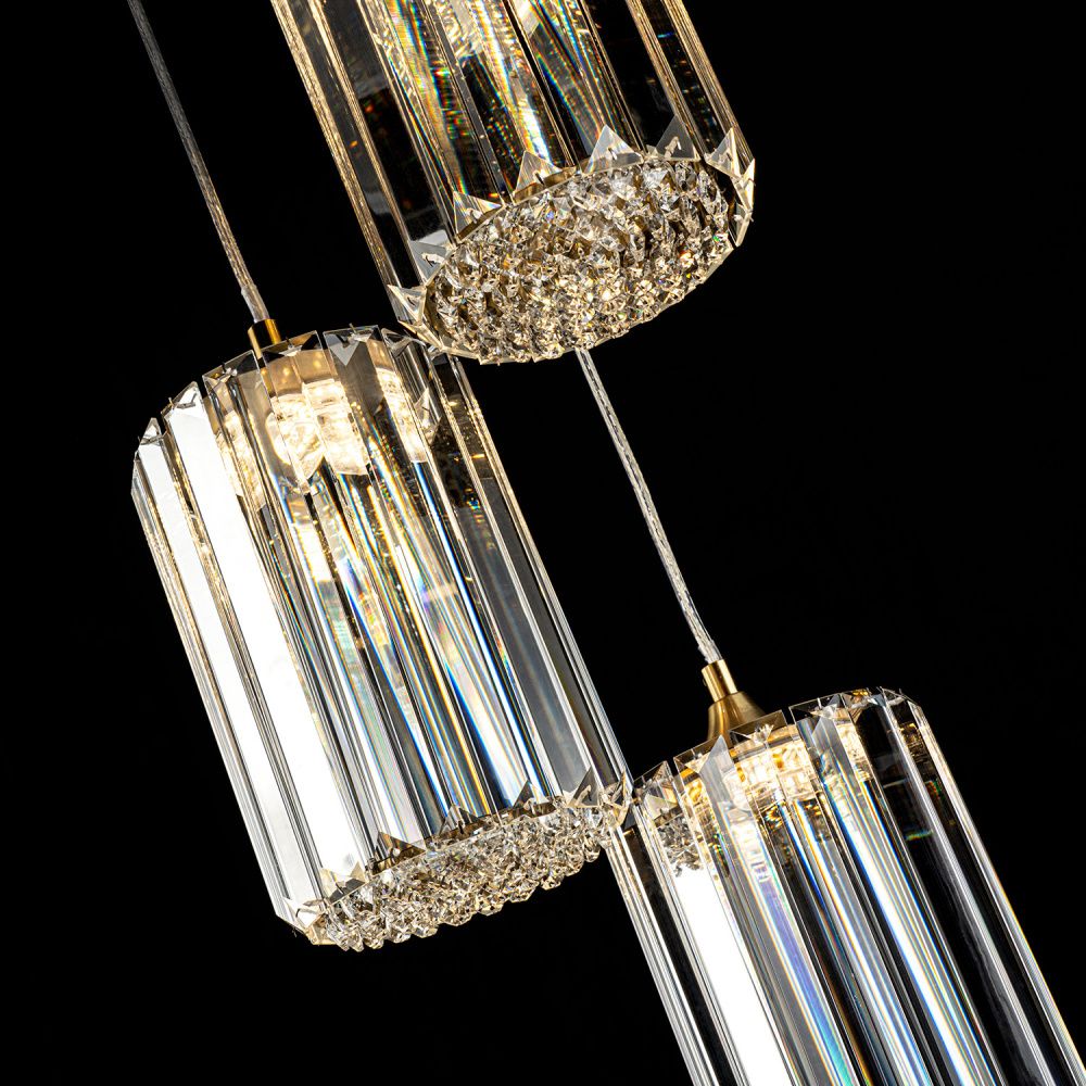 Светильник *22*20 см, LED*29W, 4000K, Modelux  ML.1397.3, Латунь