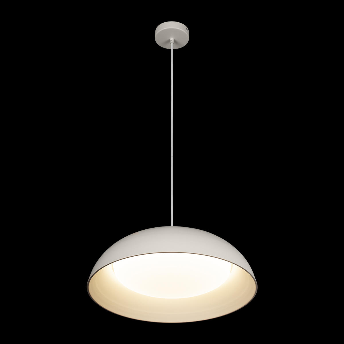 Подвесной светильник 50 см, 1*LED*30W 4000K белый LOFT IT Cappello 10229P White