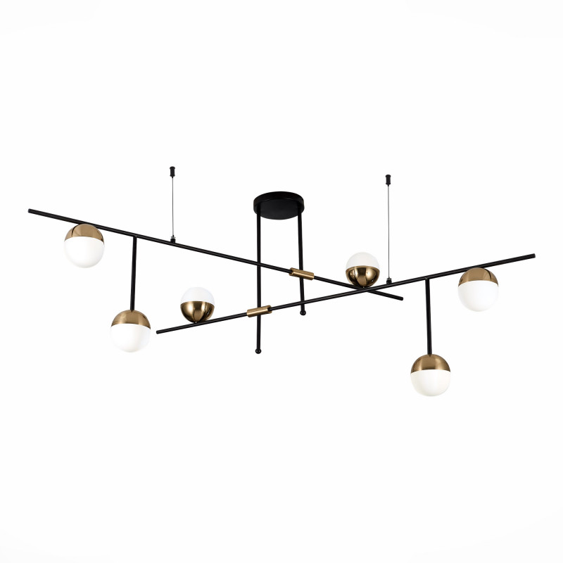 Люстра потолочная 164*20 см, ST LUCE ALBERO SL1507.422.06 Черный