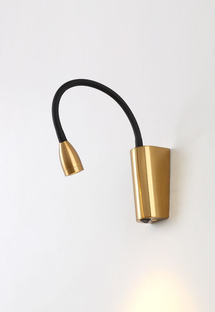 Бра 4**12-55 см, 1*LED*3W, 3000K, Crystal Lux Movi CLT 213W BS, Латунь