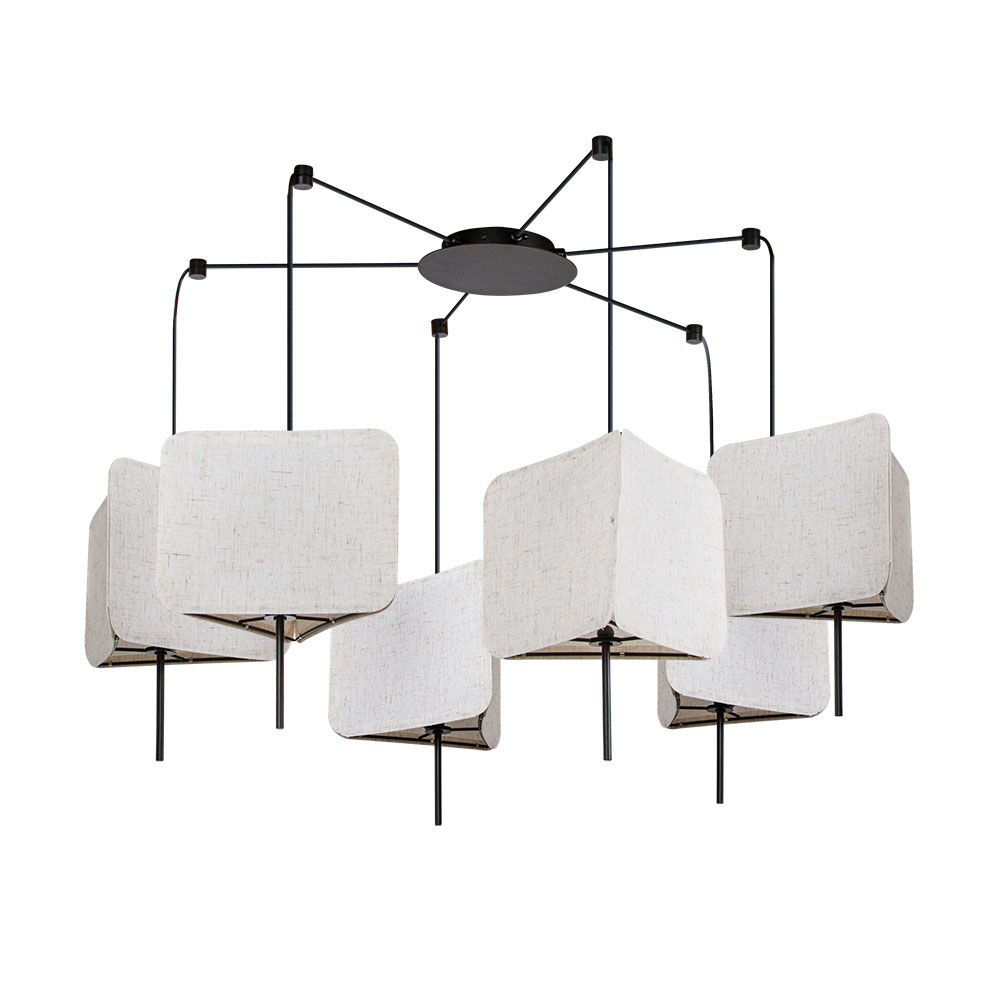 Люстра **27-72 см, 6*E14*40W, Arte Lamp Trixie A7084SP-6BK, Черный