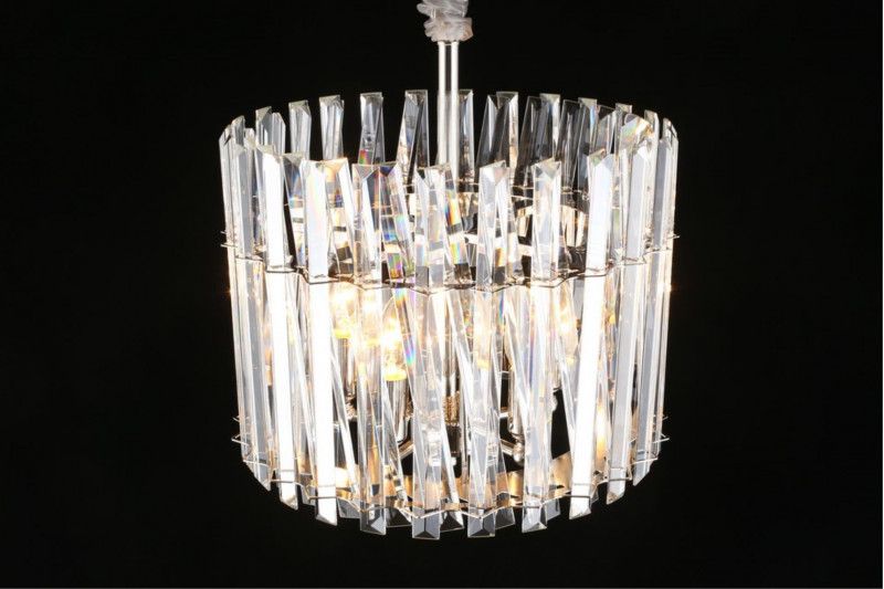 Подвесная люстра 40*32-115 см, 5*E14, 40W, Aployt Verene APL.808.03.05, хром