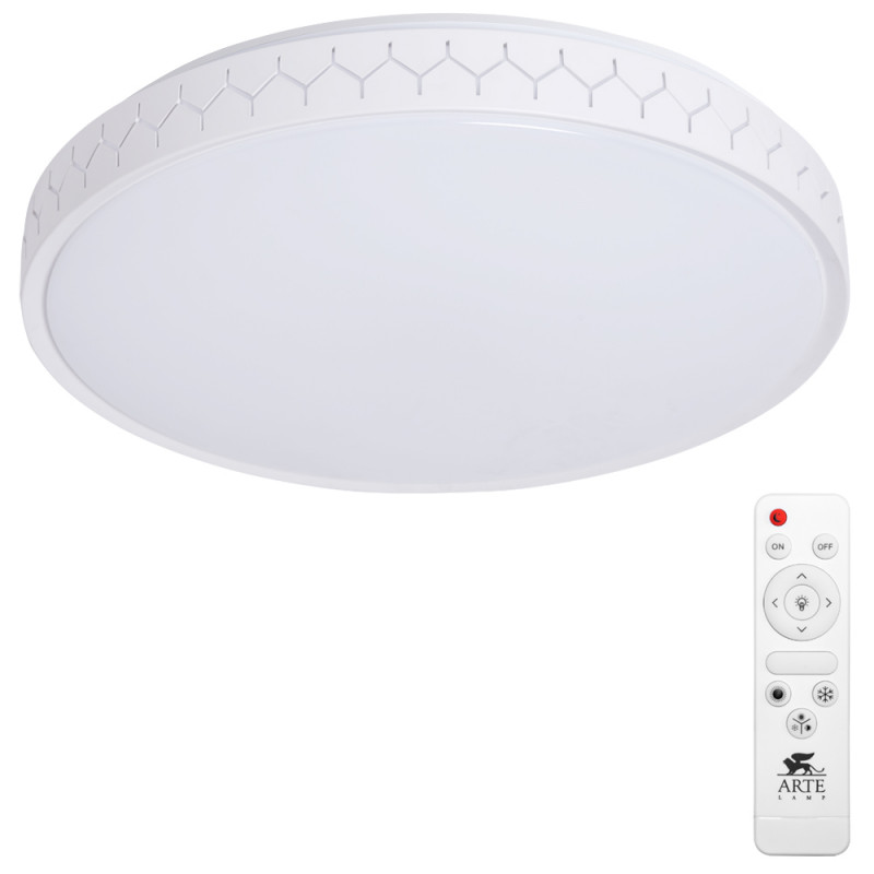 Светильник 49 см, 72W, 2700-7000K Arte Lamp SIMONE A2682PL-72WH белый