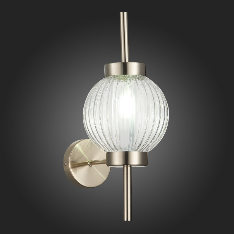 Светильник настенный 17 см, 40W, ST LUCE MARENA SL1155.101.01 Никель