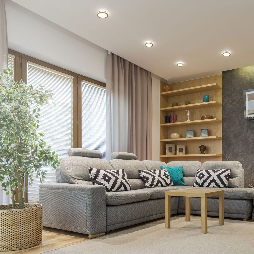 Встраиваемый светодиодный светильник золото матовый DSKR80 5W 4200K Elektrostandard