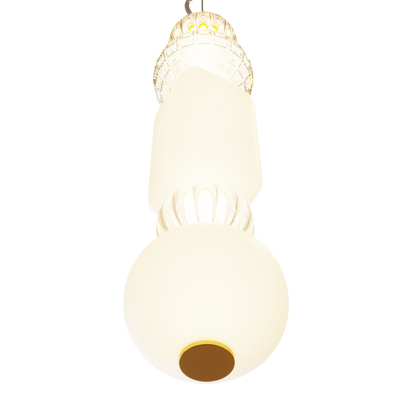 Светильник 15 см, 35W, 3000K, Maytoni Pendant Collar P069PL-L35G3K, золото